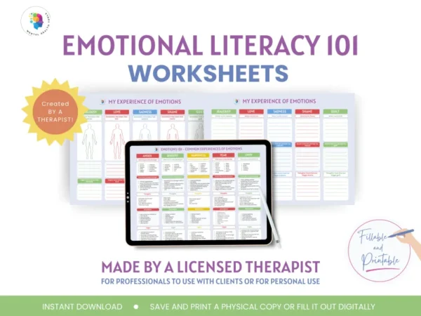 Emotional Literacy 101 Worksheets