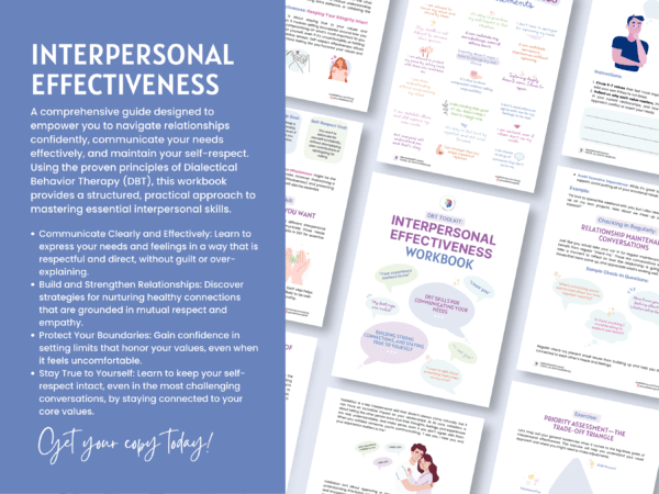 dbt skills for communication interpersonal effectiveness workbook