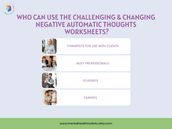 challenging and changing negative automatic thoughts worksheet