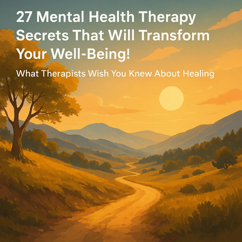 Mental Health Therapy Secrets