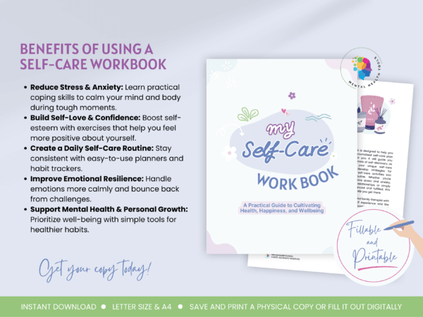 self care workbook for mental health