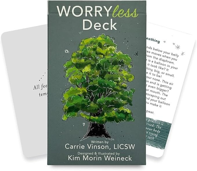 deck cbt therapeutic card deck for teens, adults relaxation self love & help card deck