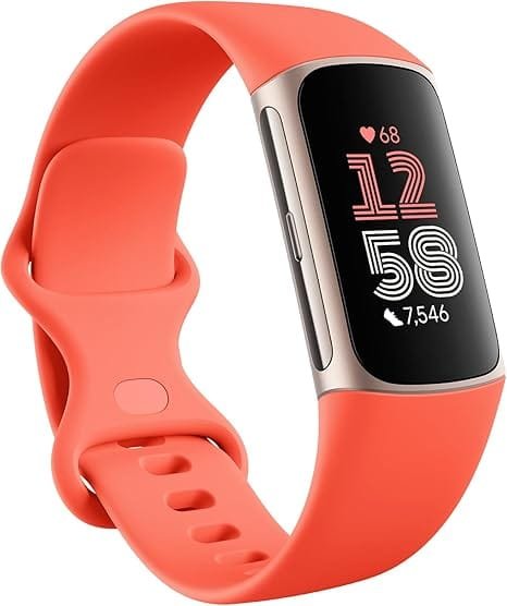 fitbit charge 6 fitness tracker with google apps