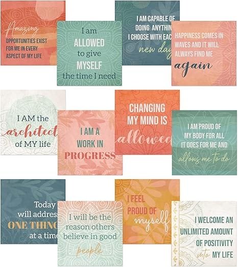 Positive Daily Affirmations Sticky Pad